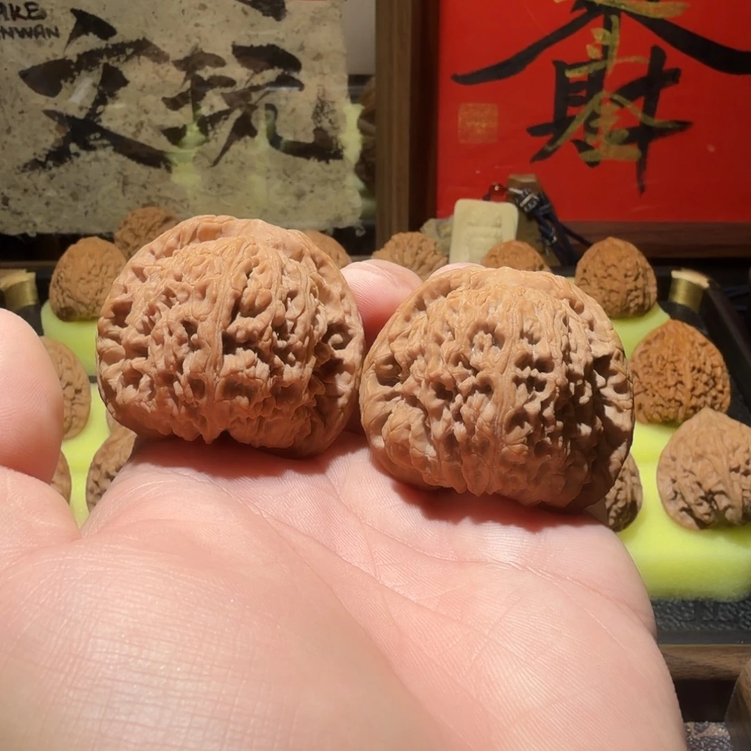 幼***⁵吊坠文玩核桃46南疆