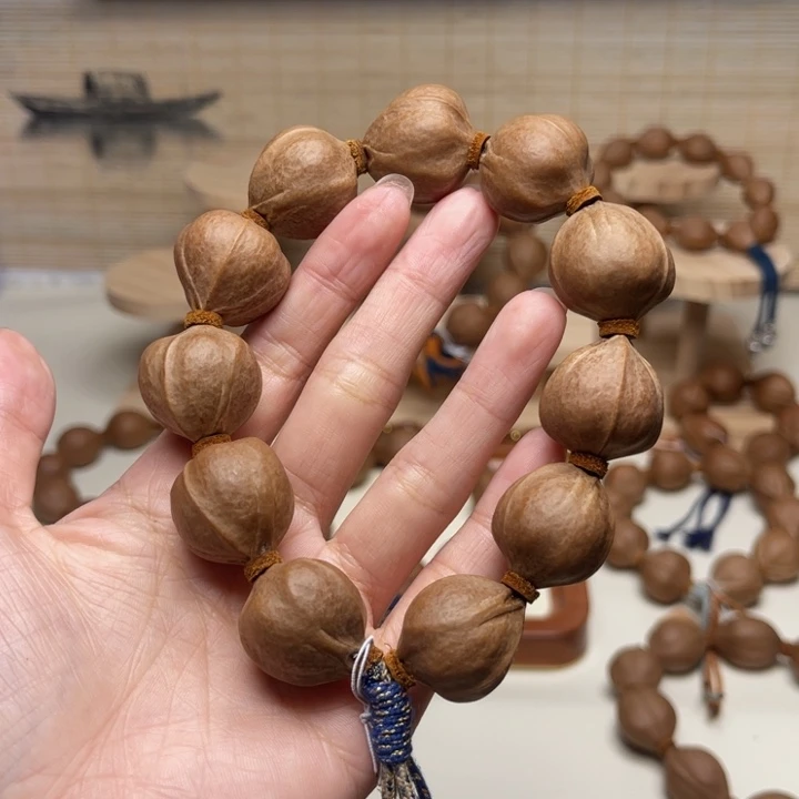 趣***多手串/手链橄榄核21.23精品梅林铁核