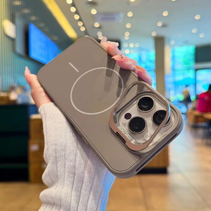 适用于苹果16镜头支架15细磁吸圈14纯色13百搭高级感12网红男女11