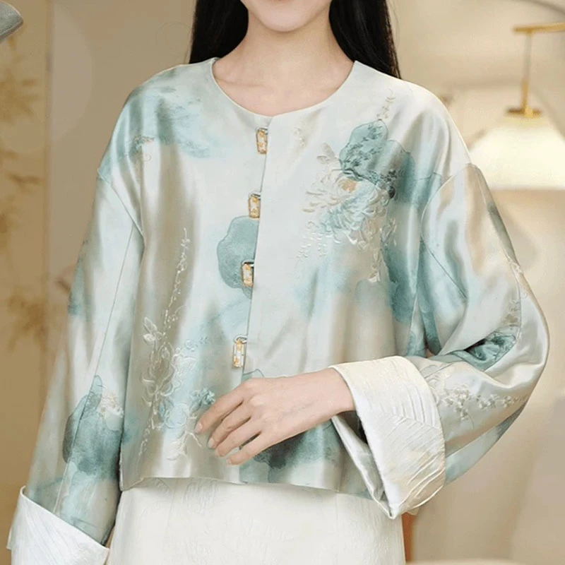 新中式国风气质短款春季外套女春秋2025新款春装时尚外搭宽松上衣