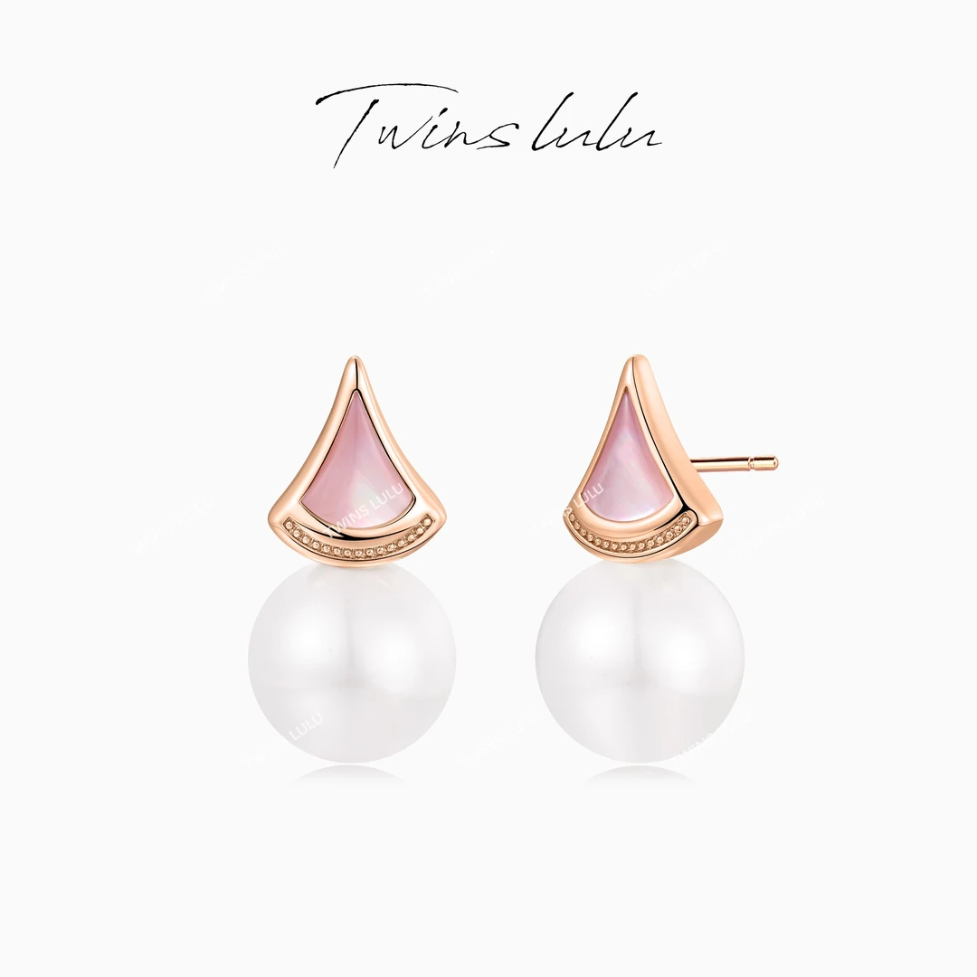 TWINS LULU 618 百搭简约经典气质小裙子珠珠耳环夏上新TSL1727