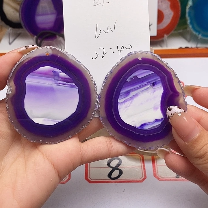 茜***3玛瑙/玉髓合金颈饰
