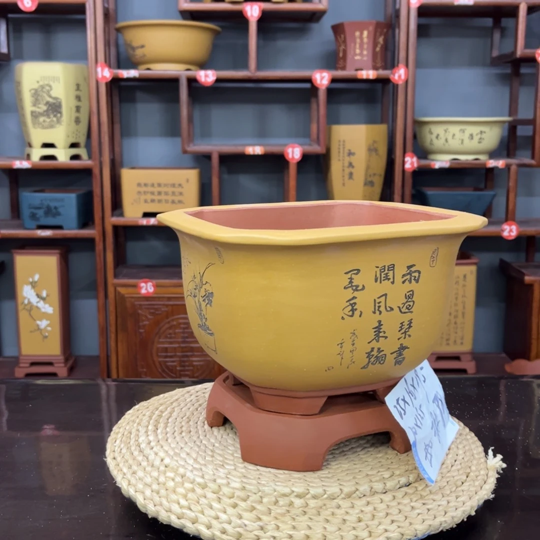紫砂花盆紫砂花盆