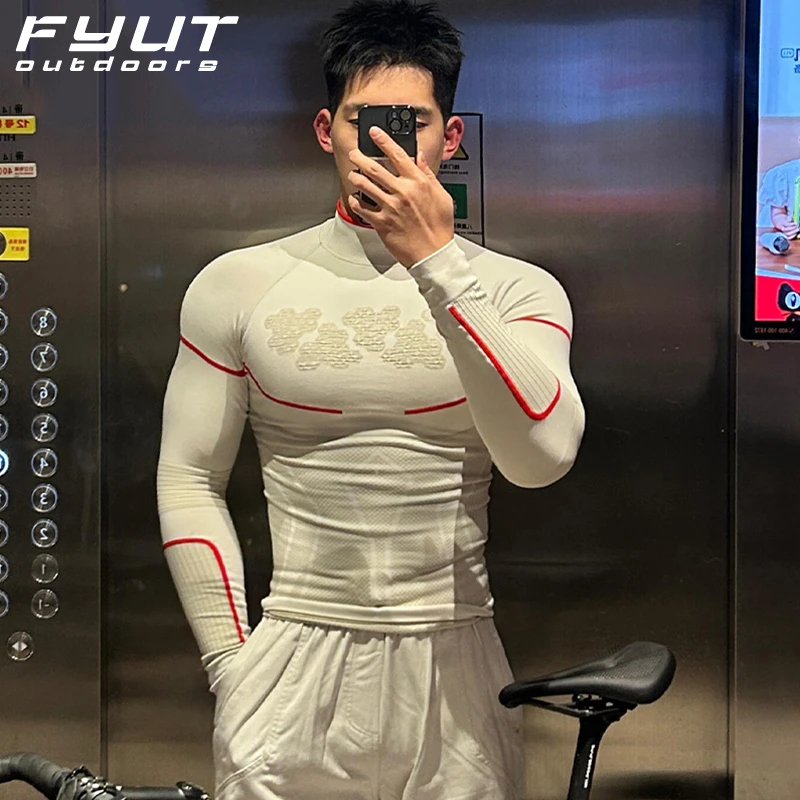 FYUT户外滑雪速干衣保暖锁温功能内衣套装男女秋冬新款压缩速干裤
