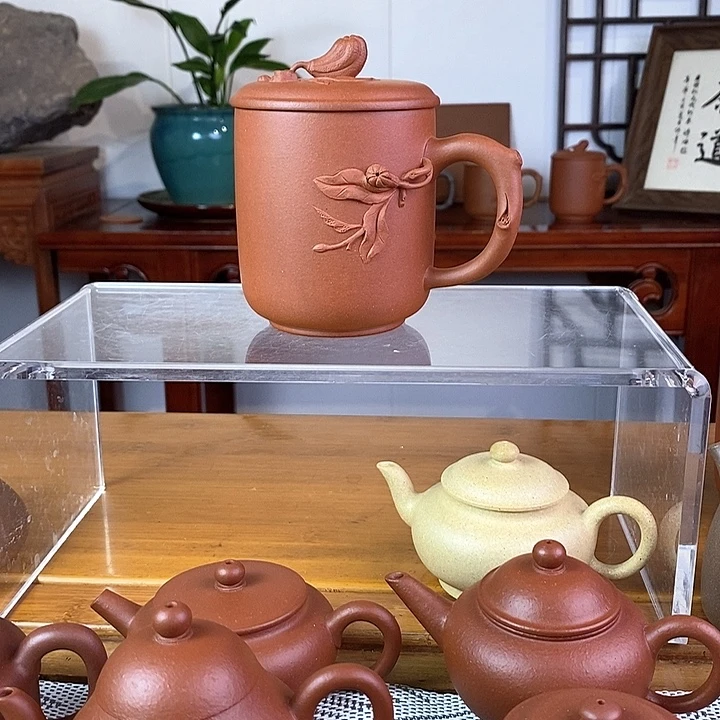 茶杯紫砂赵庄红泥零添加