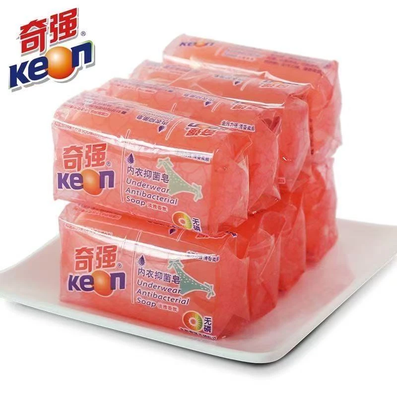 奇强抑菌皂100g内衣专用皂内裤除菌肥皂男女士儿童家用透明洗衣皂