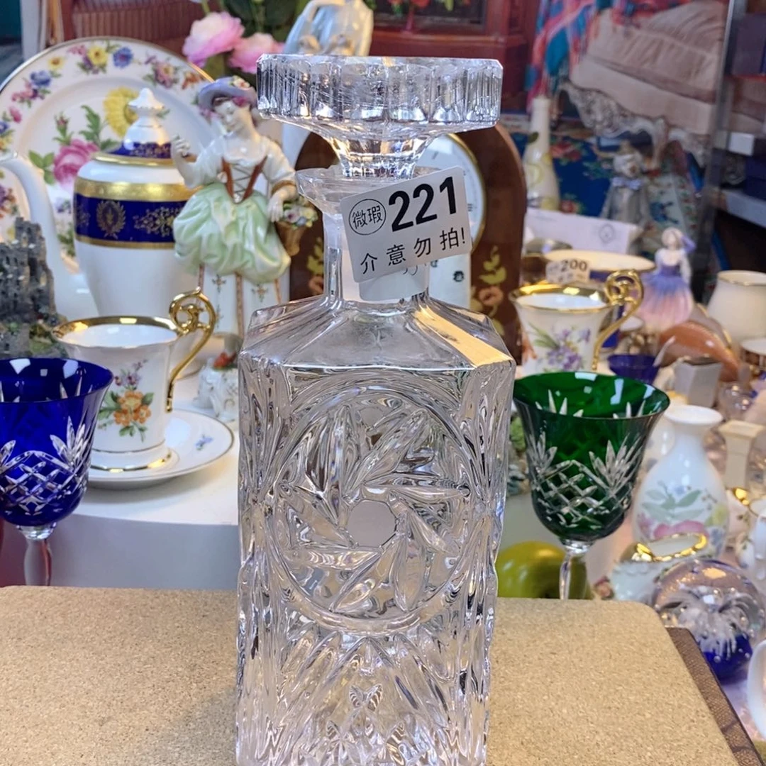 水晶酒樽瓷器欧瓷咖啡杯水晶杯