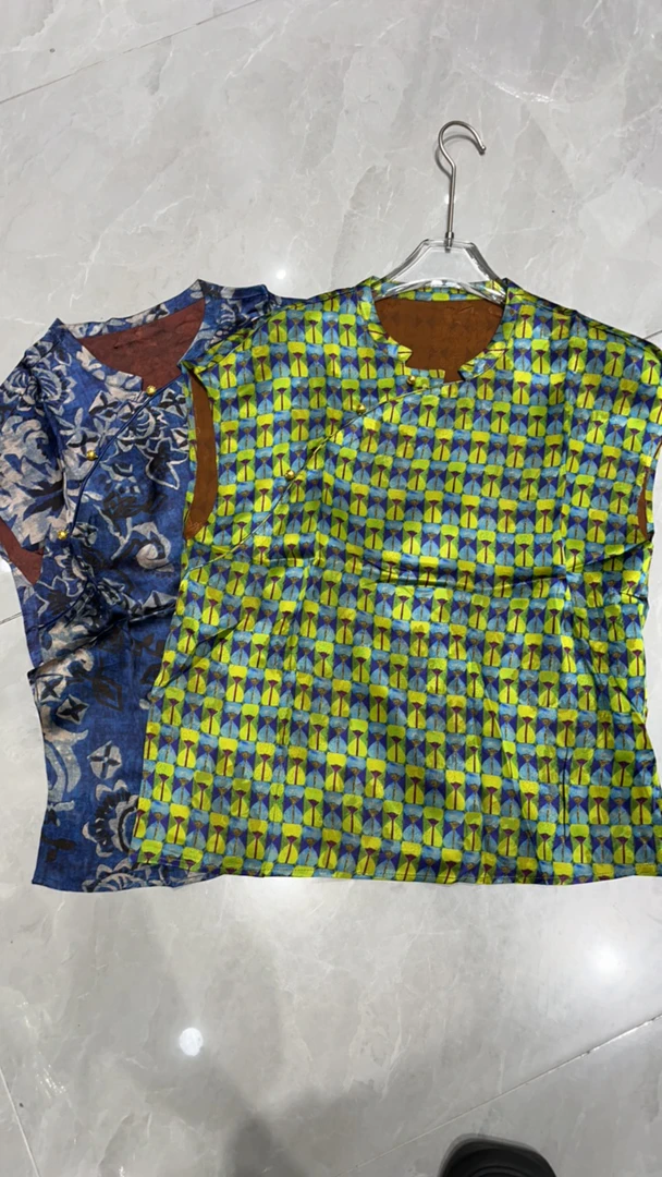 夏季新款香云纱新中式无袖上衣