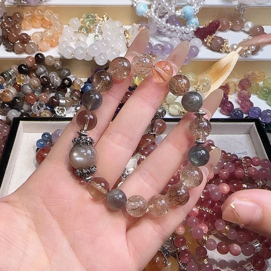 水晶手链未镶嵌吧