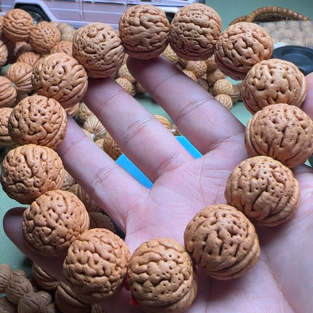 三***Y桃核手串夜明珠桃核手串毕业款25