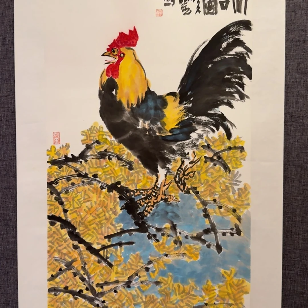 国画单老师作品画作