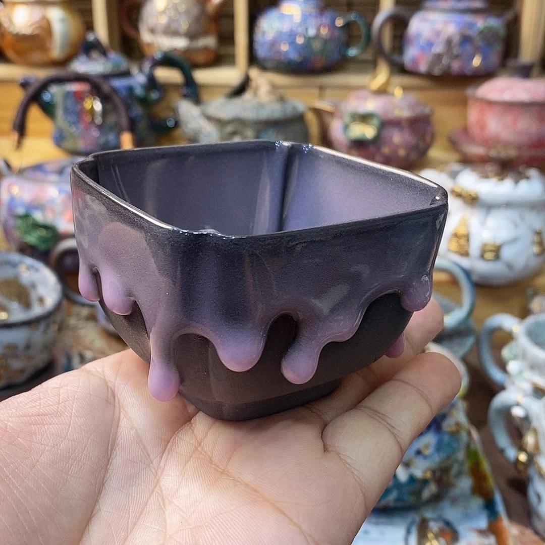 粗陶志野柴柴茶器