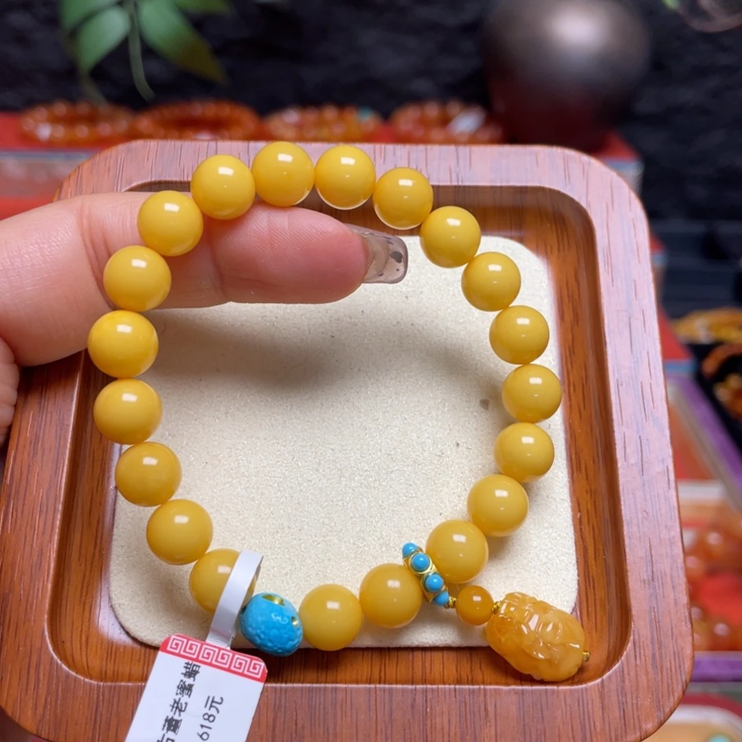 蜜蜡未镶嵌手链手串