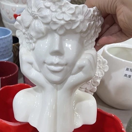 多肉绿植陶瓷花盆9.9包邮