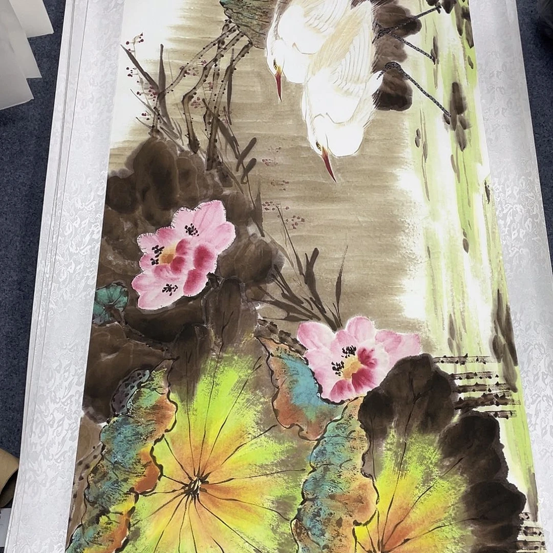 国画作品小姐姐放漏…