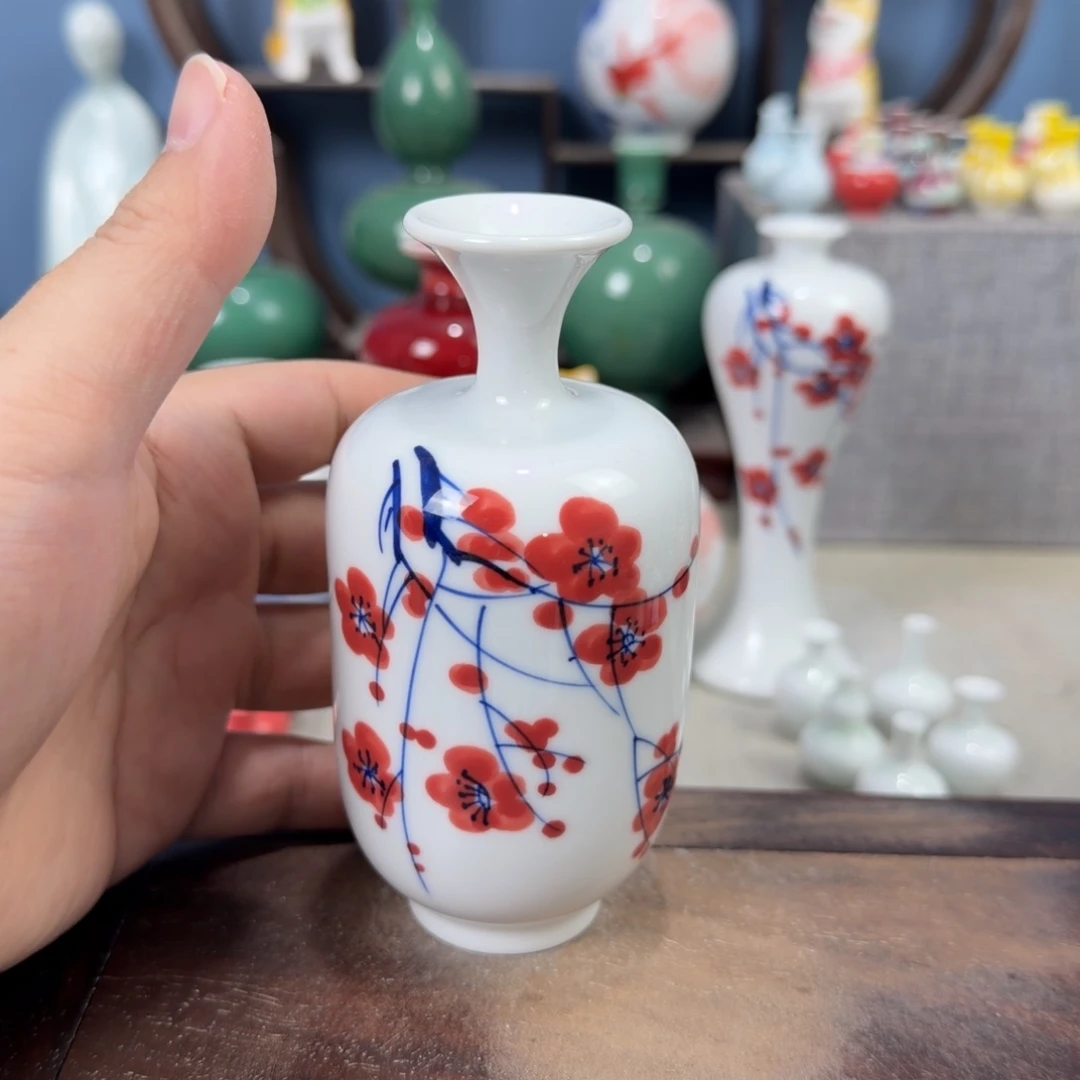 陶瓷手工小花器摆件