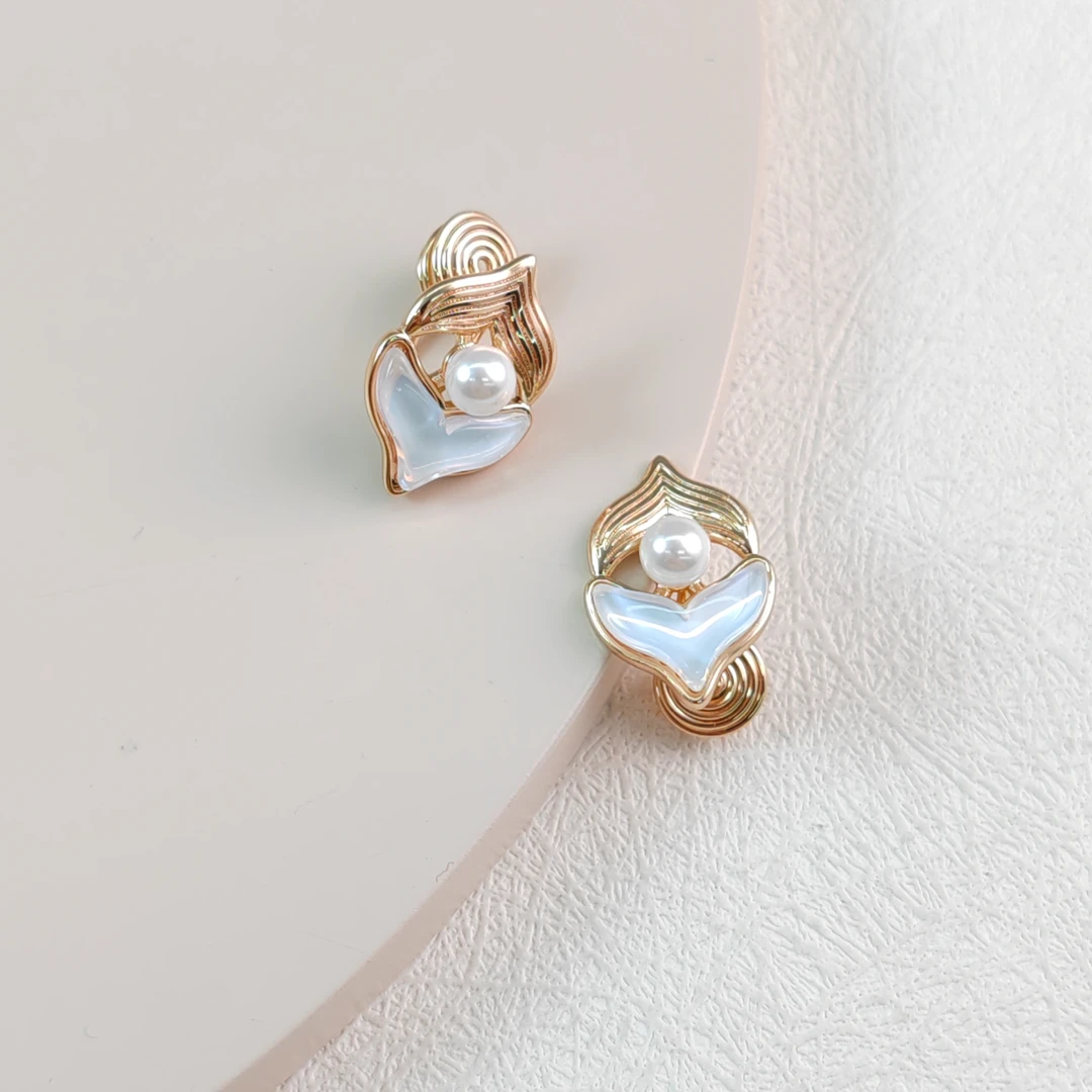 XUPING/旭平首饰 合金亚克力耳饰 【参与满赠】鱼尾GDY X000951760