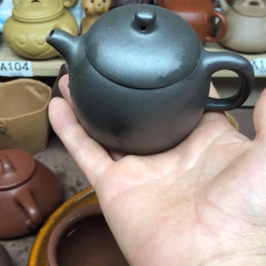 紫砂茶壶还原烧秦权150豪升左右