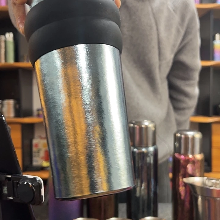 钛合金纯钛710吸管杯天蓝色