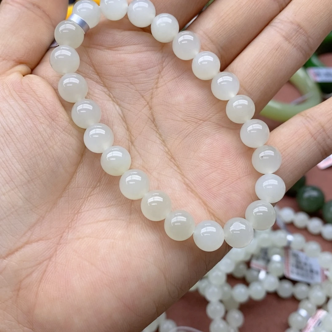 馨***、和田玉未镶嵌项链卡8