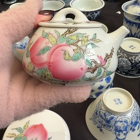 景德镇陶瓷手绘壶