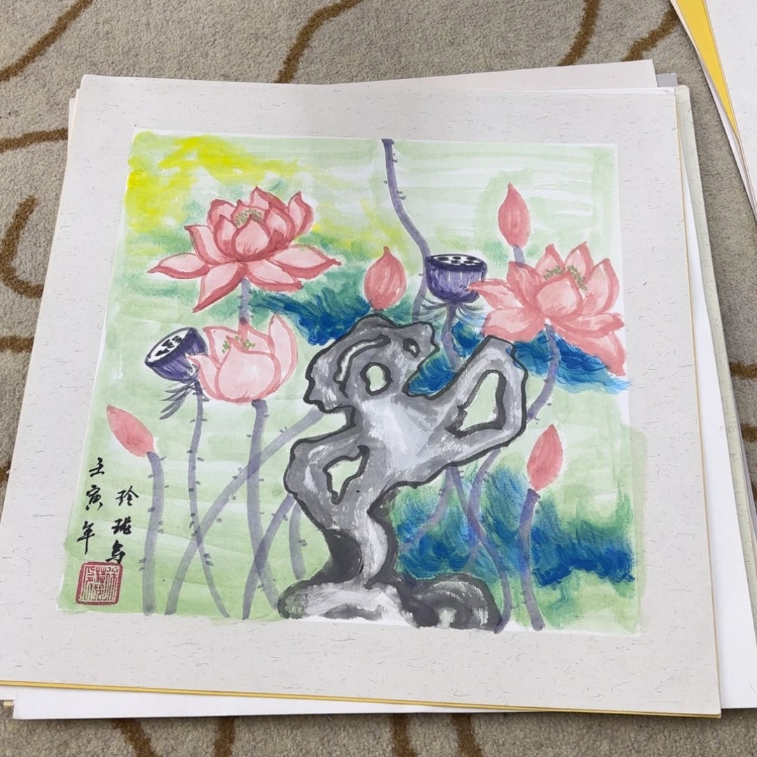 国画国画老师作品刘