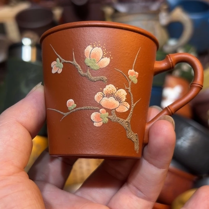 茶杯紫砂宜兴紫砂主人杯