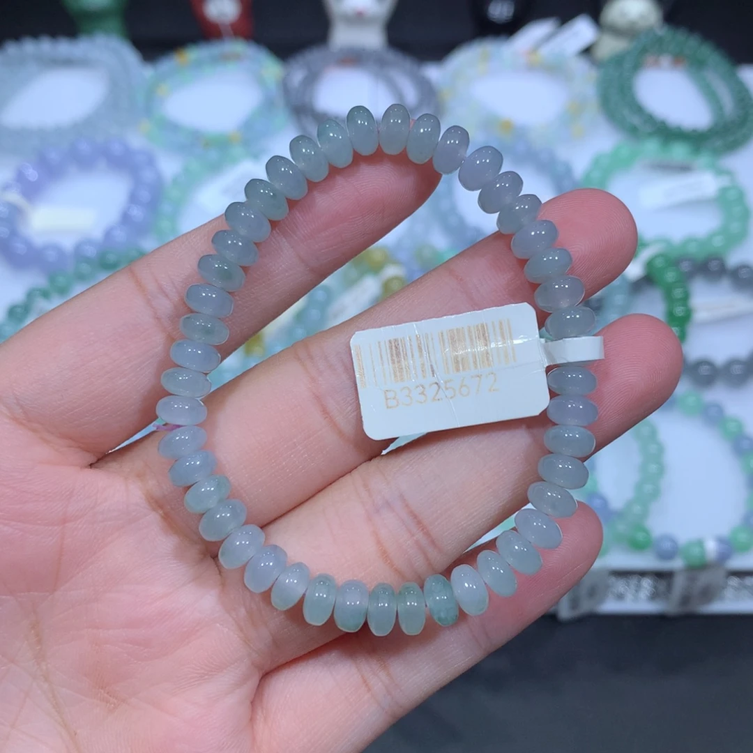 未镶嵌手串翡翠天然