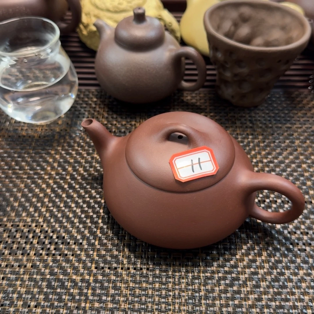 茶壶紫砂11号紫砂壶汉棠石瓢260CC