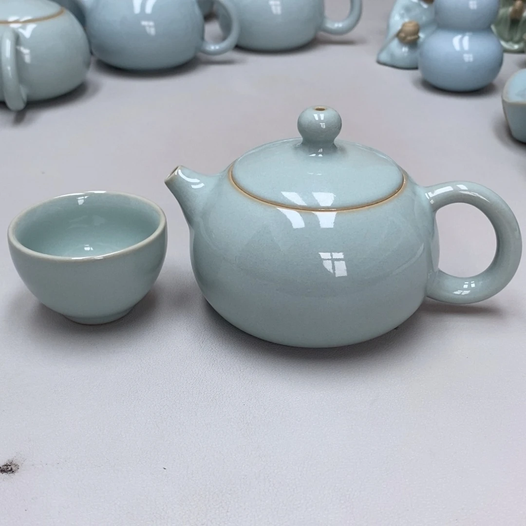 瓷&****&赵琳大西施壶带礼盒送鸡心客杯