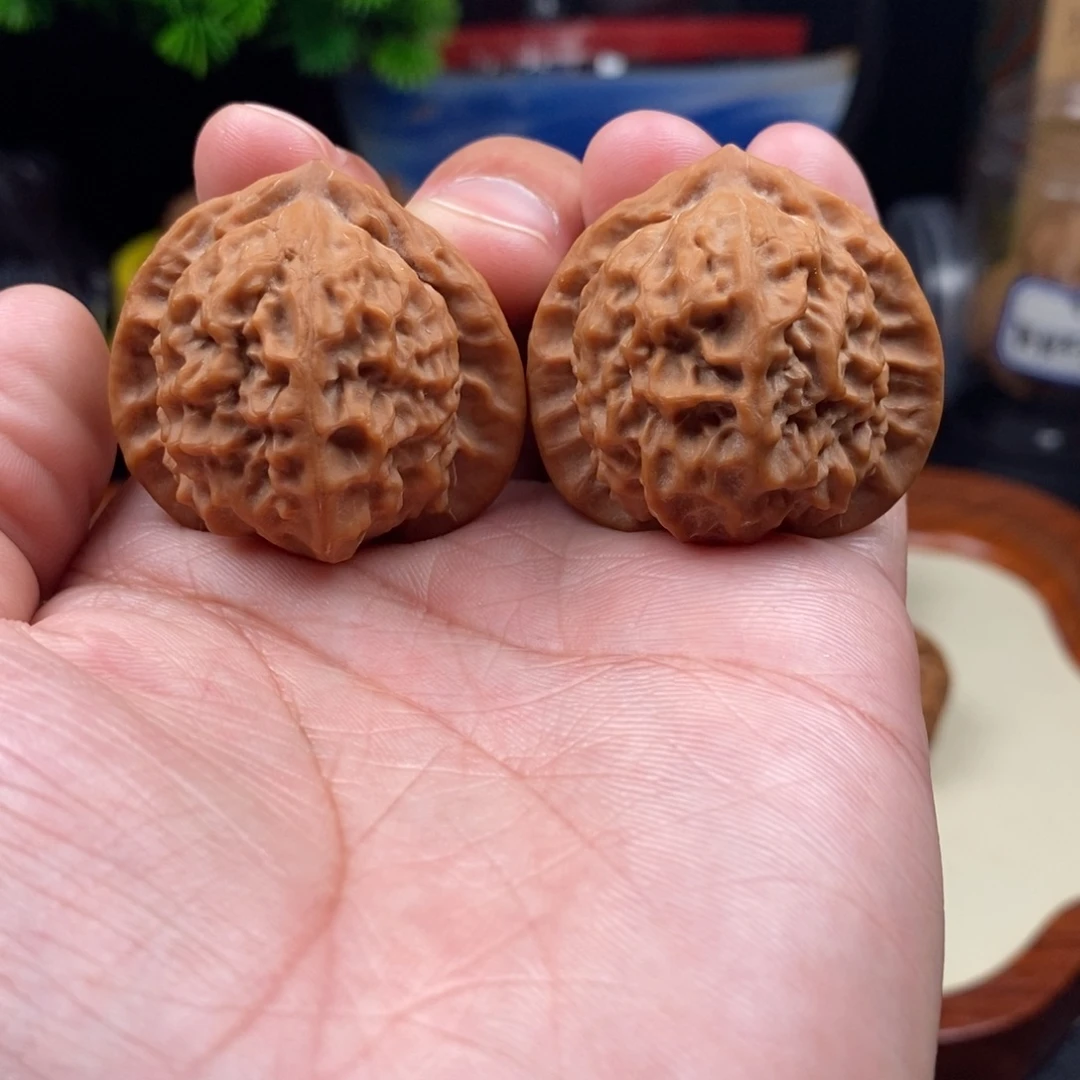 文玩核桃把件瓷娃娃38精对