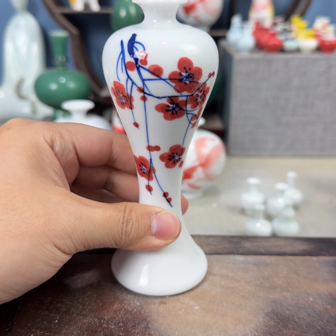 陶瓷手工小花器摆件