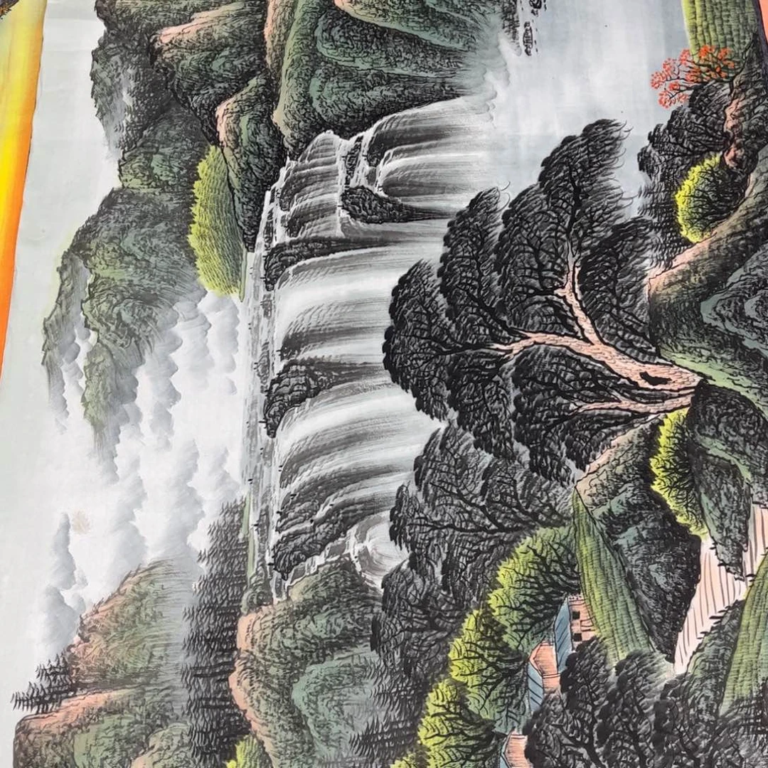 国画国画作品老师手绘