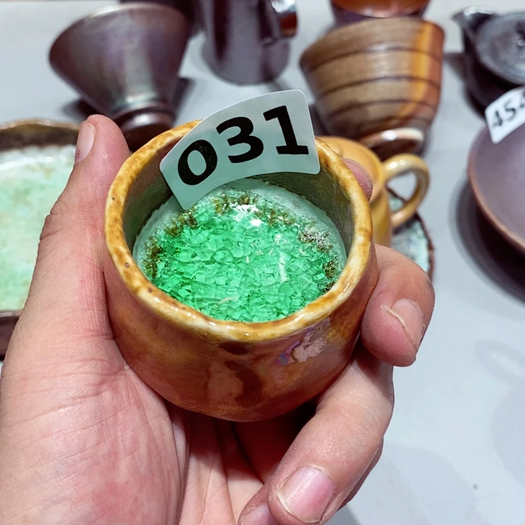 柴烧茶具陶瓷杯子