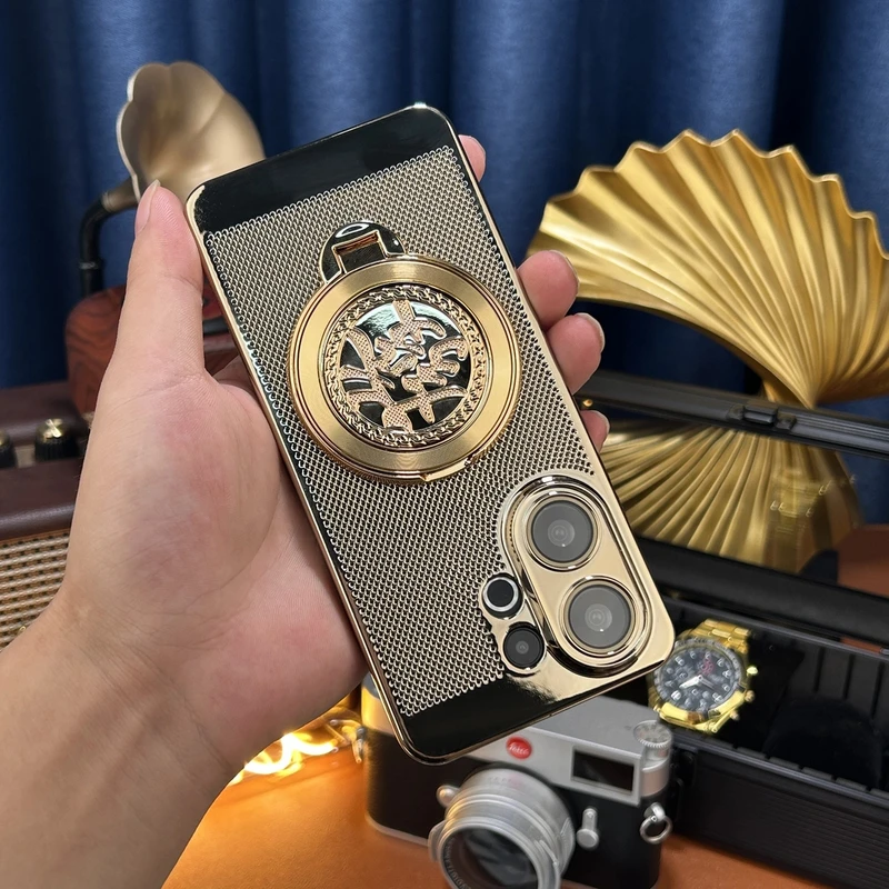 高级感适用vivo S30/Promini解压陀螺支架壳镜头全包电镀散热硬壳