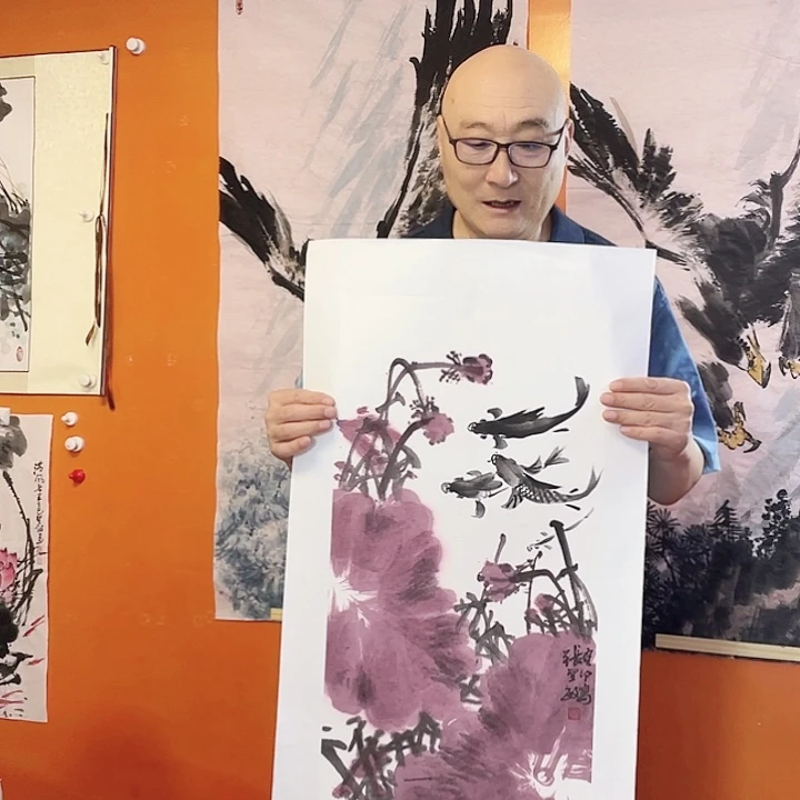国画张圣敏先生纯手绘作品