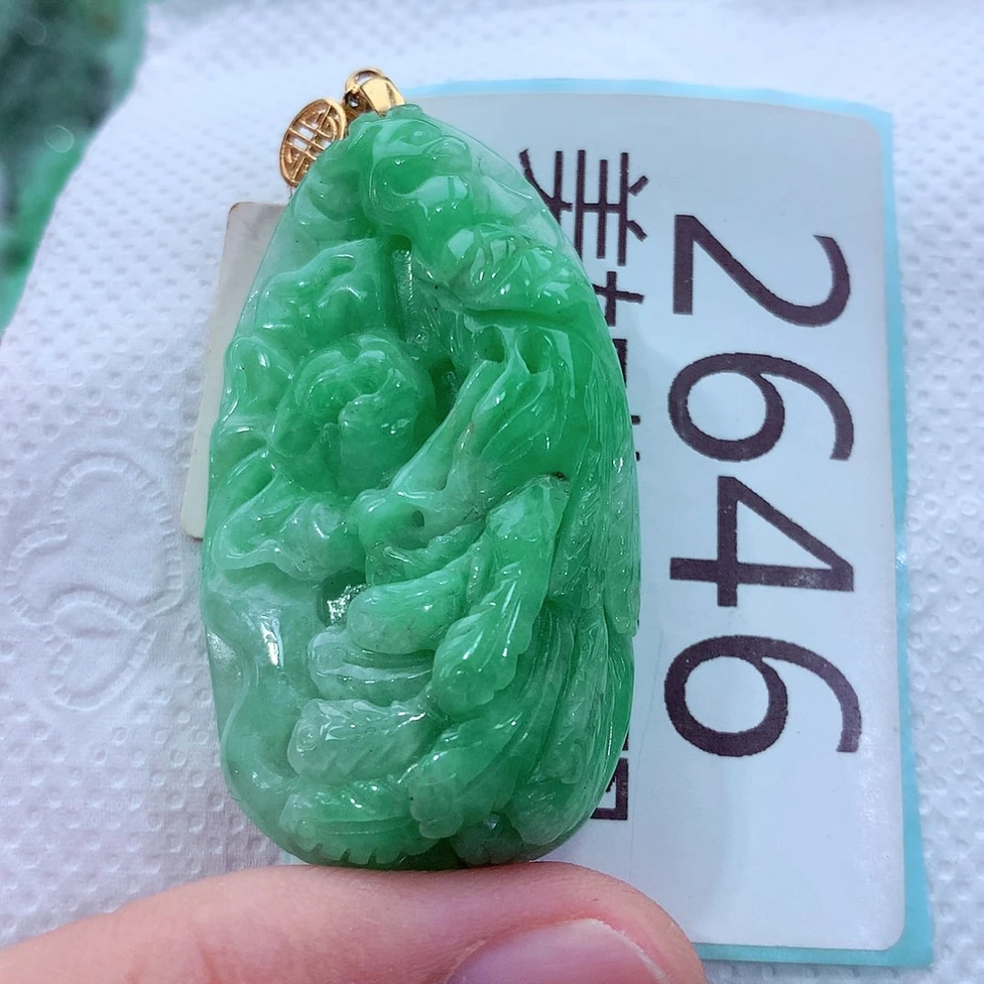 吊坠(不含链)未镶嵌翡翠