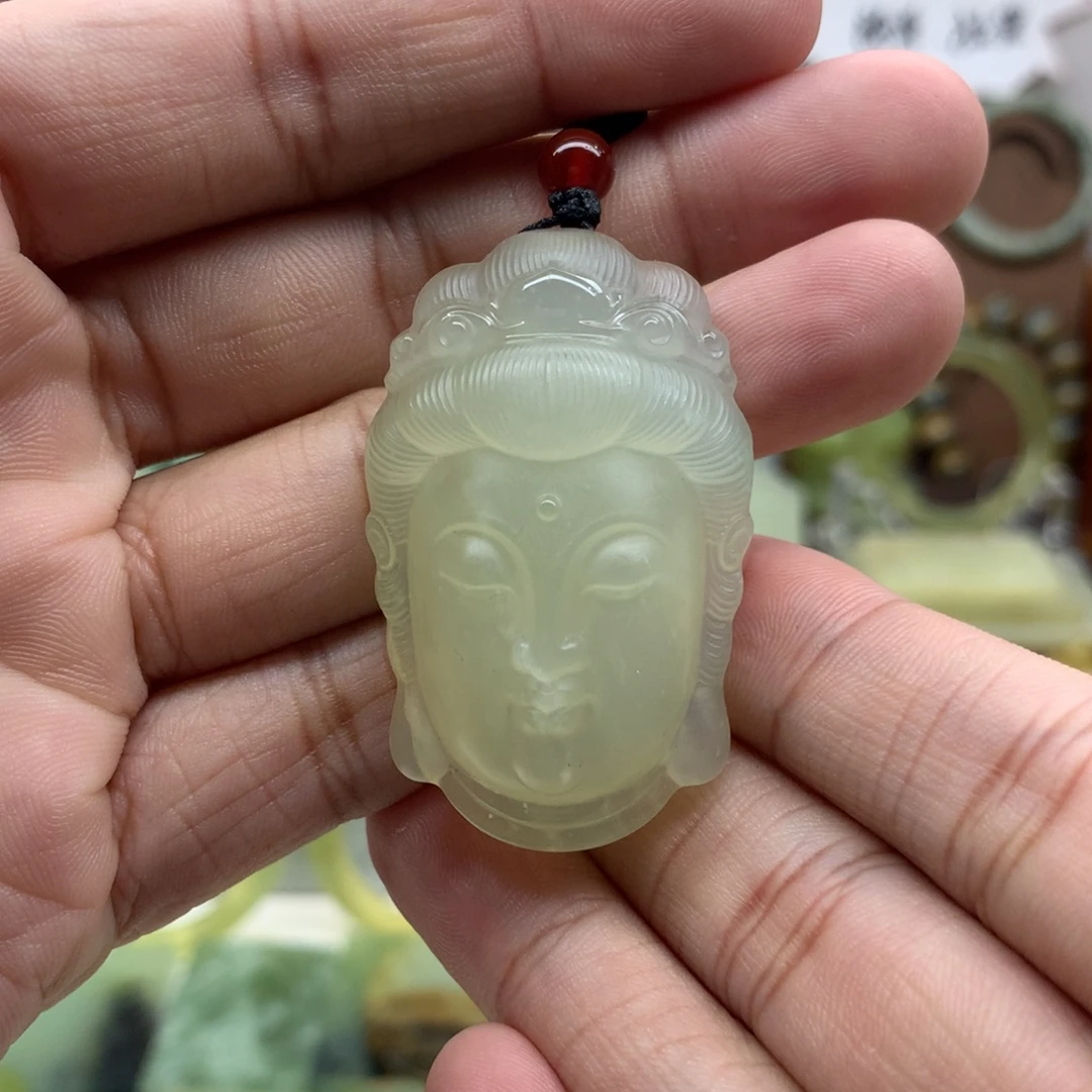 岫玉未镶嵌吊坠(不含链)