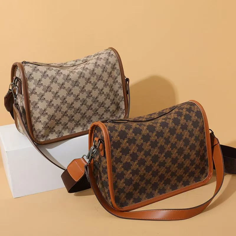 女士复古印花轻奢包