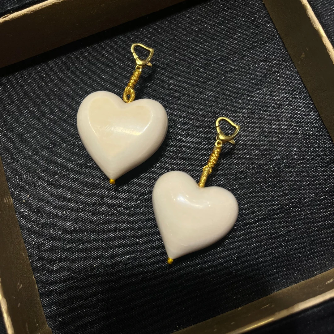 冰魄心缘 | 猛犸爱心吊坠30 多样性发一 XY1001002 时尚文玩百搭