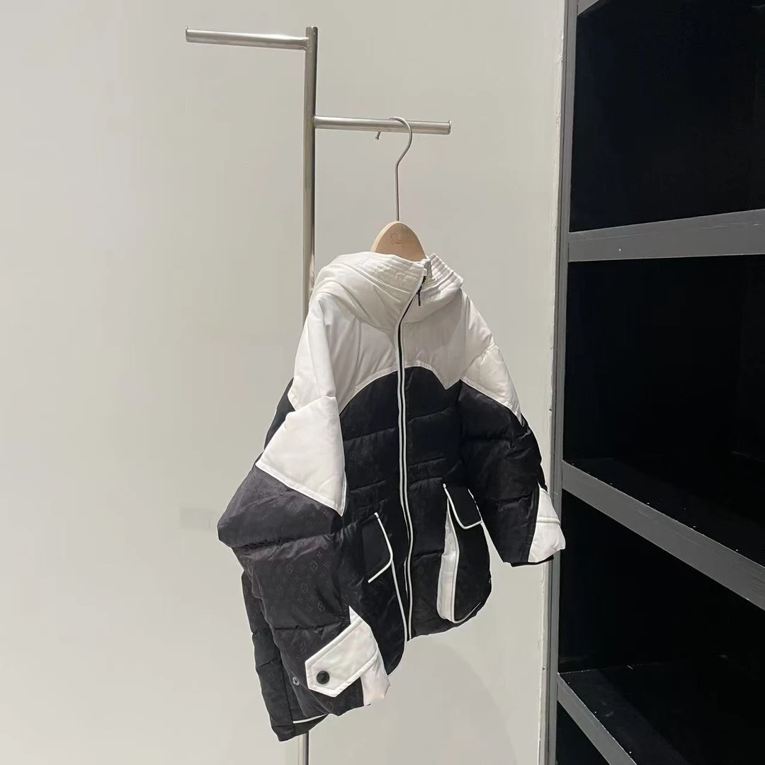 秋冬工装羽绒服黑色 6301宸系