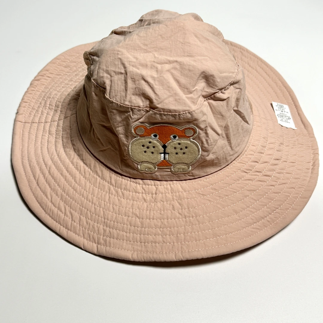 宝宝帽子夏季男女渔夫帽儿童防晒帽遮阳帽