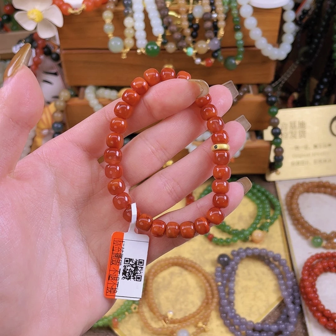 【闪购商品】南红玛瑙手链未镶嵌M****蓉