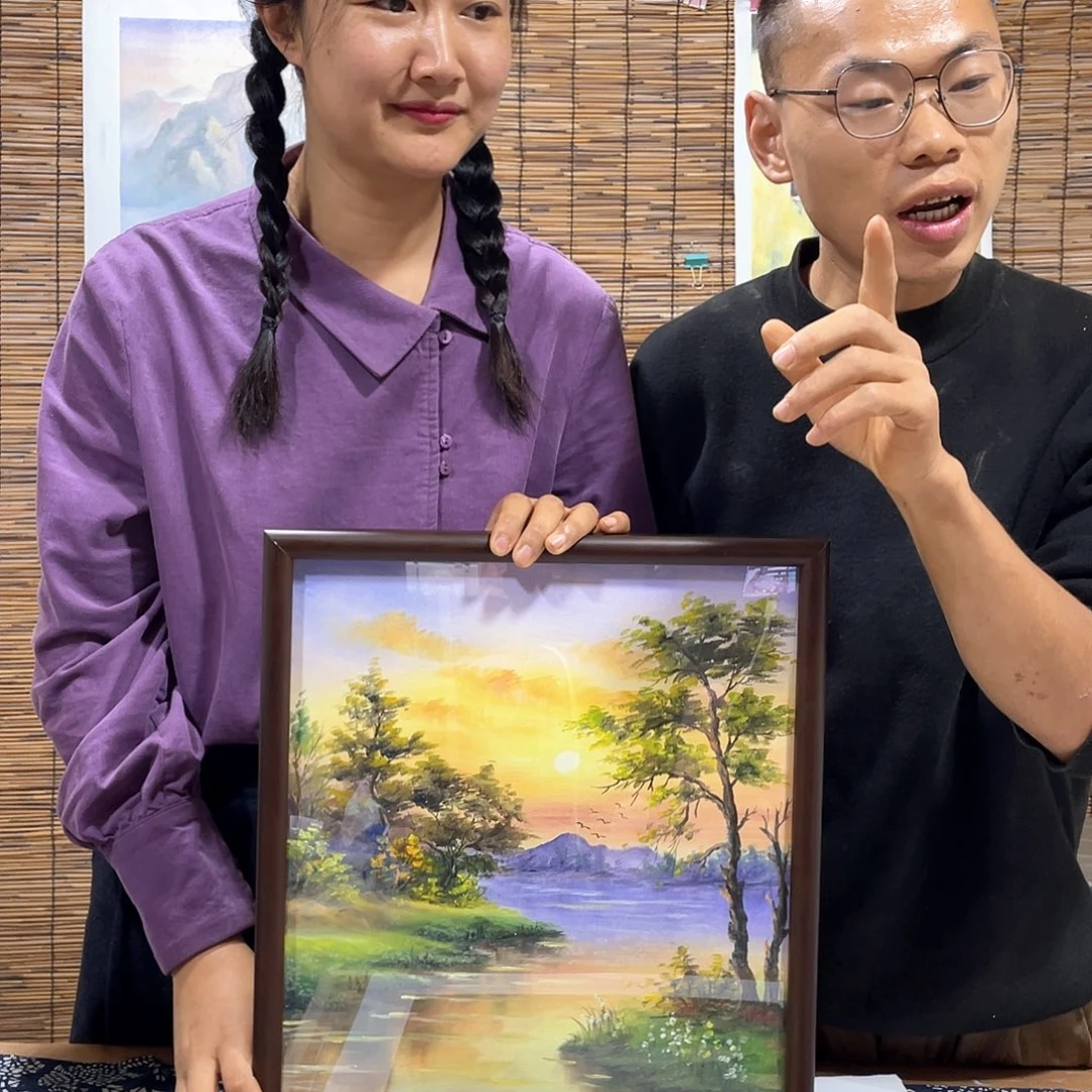 油画薇爽恭喜竞拍成功