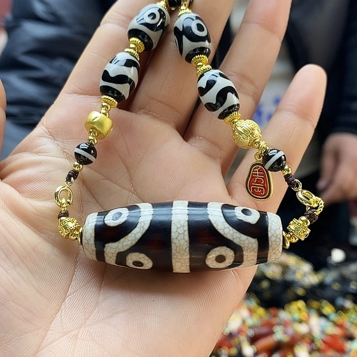 玛瑙/玉髓（覆膜）合金颈饰