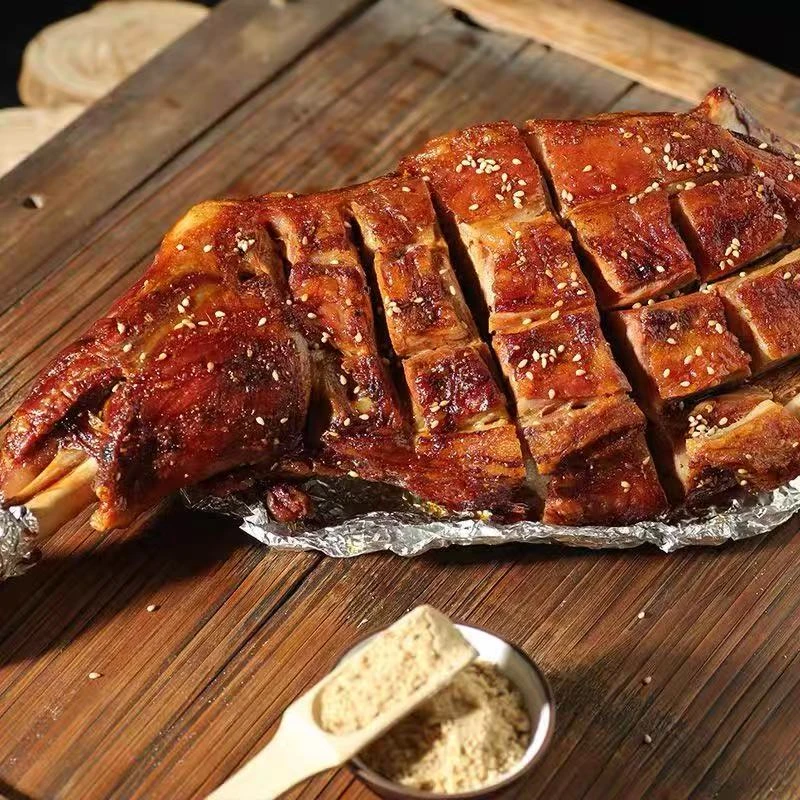 正宗新疆羔羊烤羊后腿整根烤羊腿