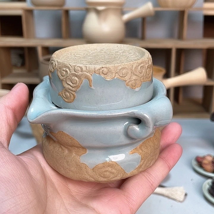 壶老段烧陶瓷茶器！