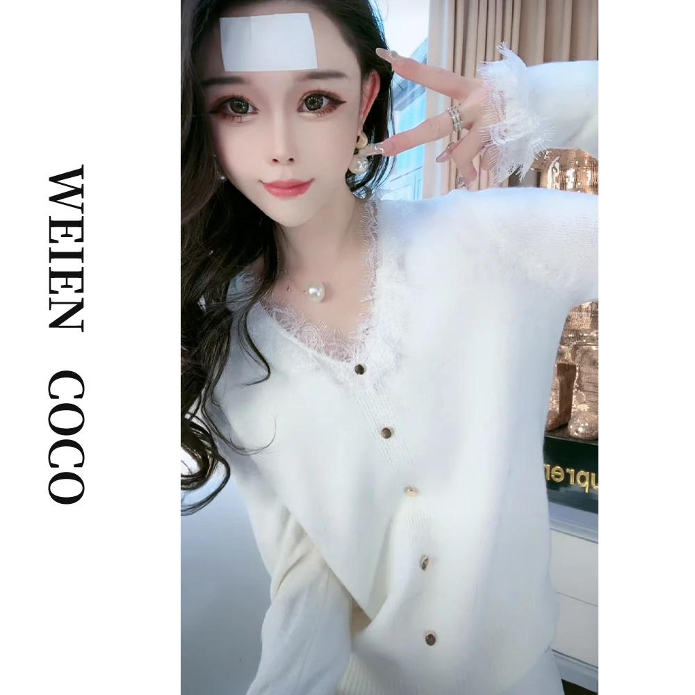 【柚见女装】长袖针织衫百搭修身毛衣显瘦气质时尚打底衫 S2854