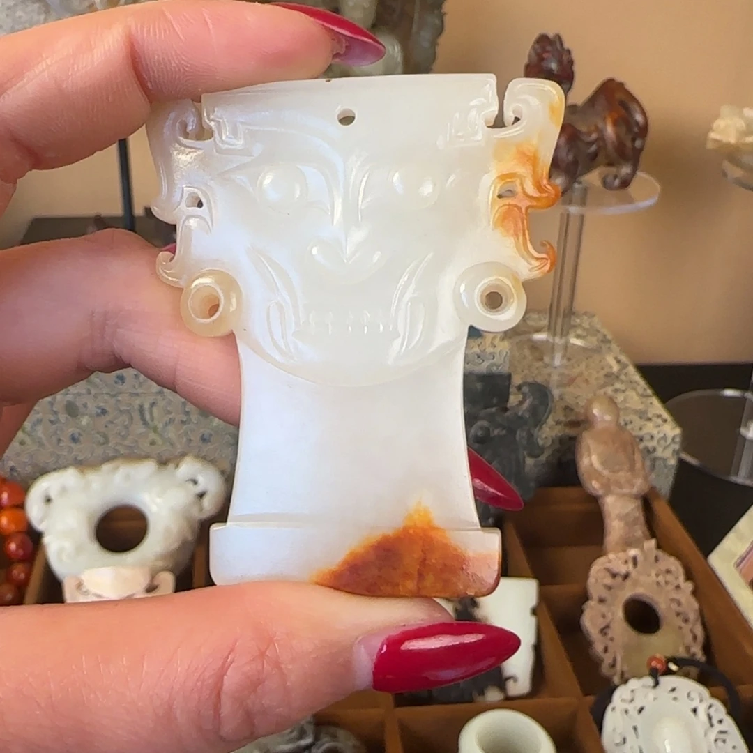 张***伟和田玉未镶嵌挂件