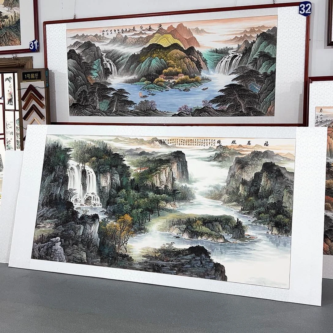 用***8国画手绘保证假一罚万